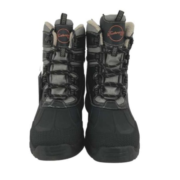 Weatherproof | Men's Clint Winter Hiking Boots | Black | Size 9 - Picture 2 of 6